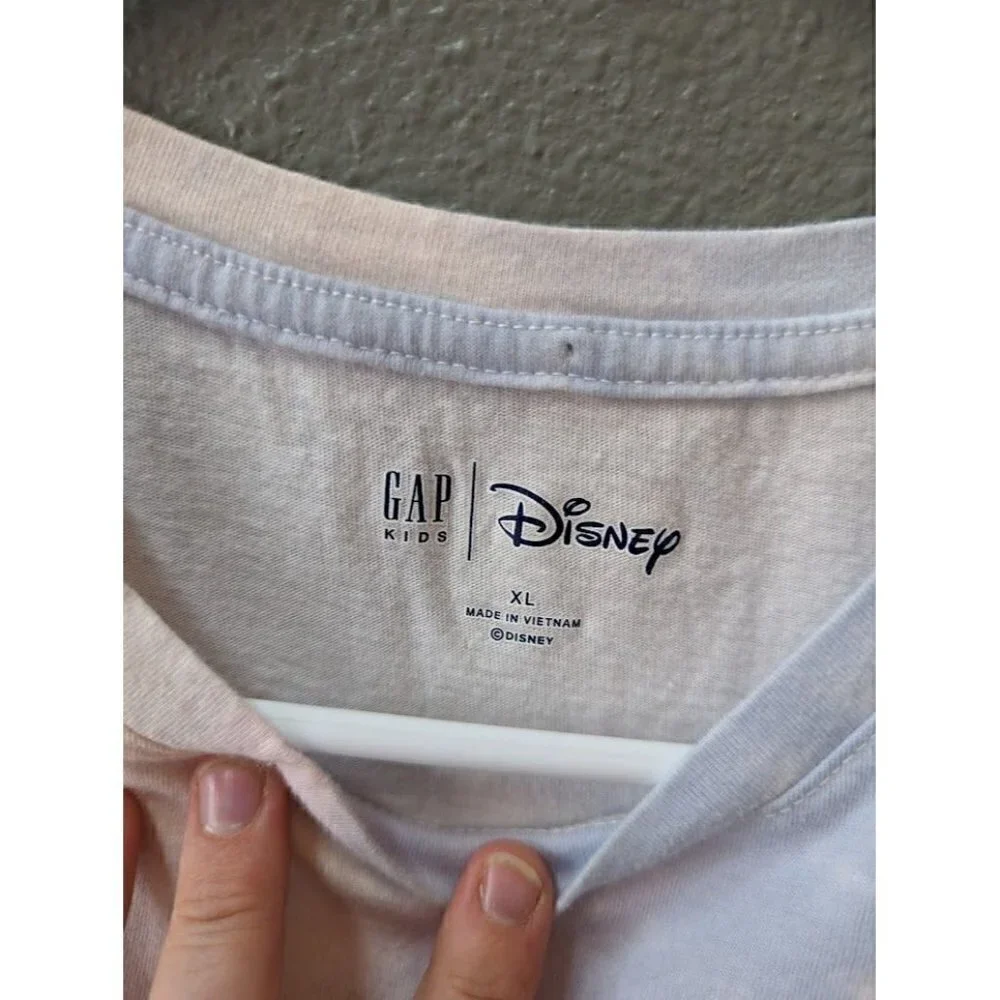 Gap Disney Collab Sequin Mickey Pastel Tie Dye Tee Girls XL